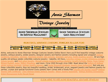 Tablet Screenshot of anniesherman.com